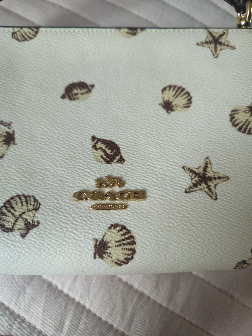 COACH  Sea Shell Print Slim Crossbody Bag - Picture 10 of 10